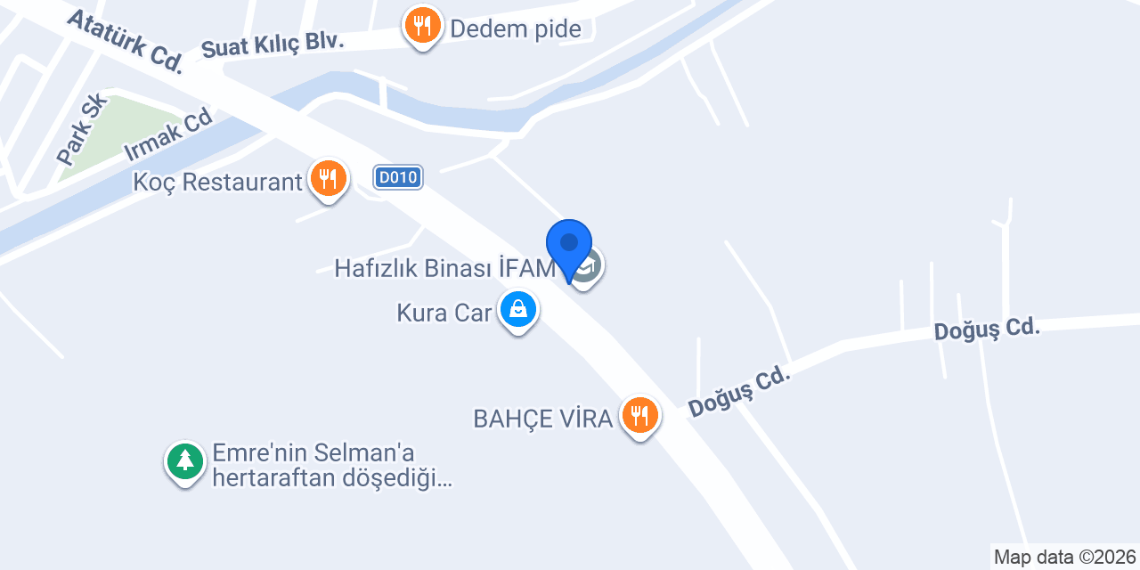 Bayramlar Prefabrik konumu