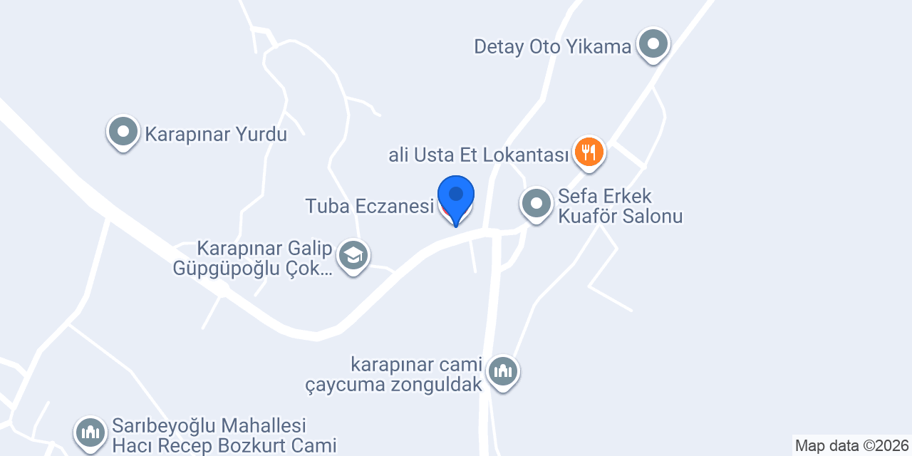 Tuba Eczanesi konumu