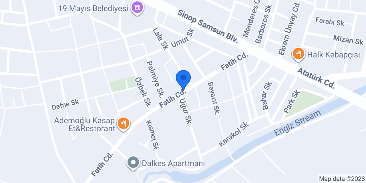 Kebapçım konumu
