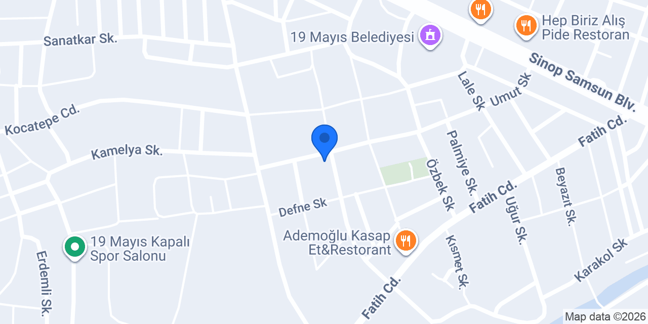 19 MAYIS MAKİNA konumu