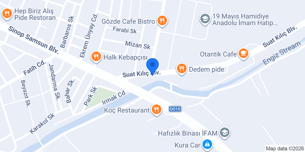 Engiz Ballıbaba Dondurma konumu