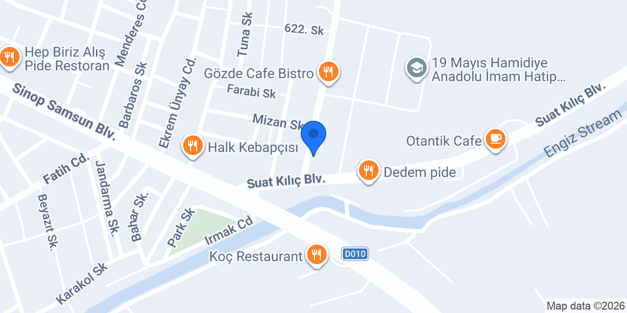 19 Mayıs Rent A Car konumu