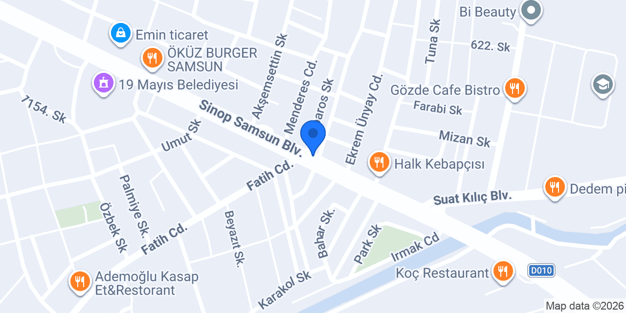 Çiğdem Optik konumu