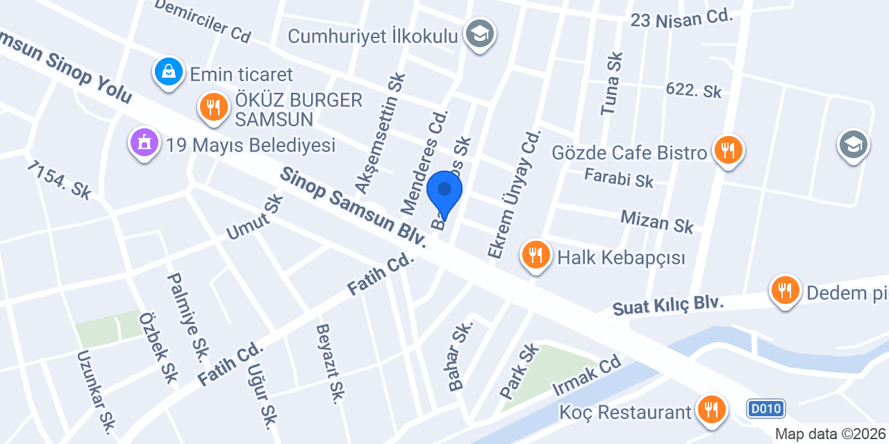 Diş Hekimi Necati Ünyeli konumu