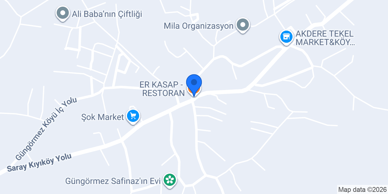 ER KASAP - RESTORAN konumu