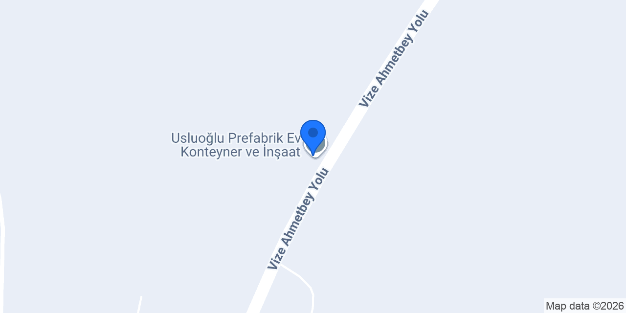 Usluoğlu Prefabrik Ev Konteyner ve İnşaat konumu