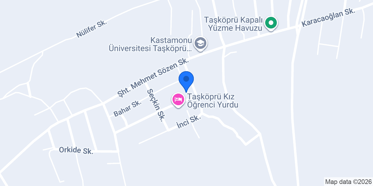Çetinkaya Kız Apart konumu
