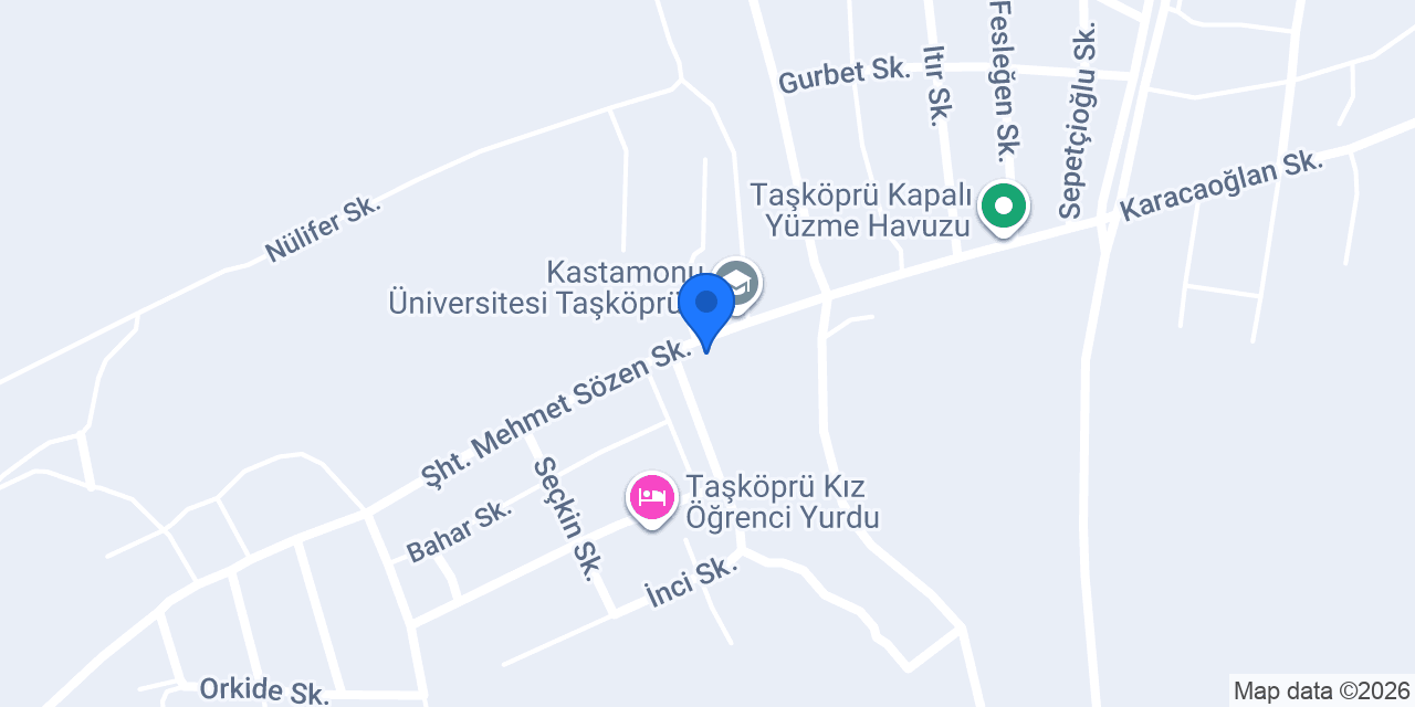 Taşköprü Dolunay Kız Öğrenci Apartmanı konumu