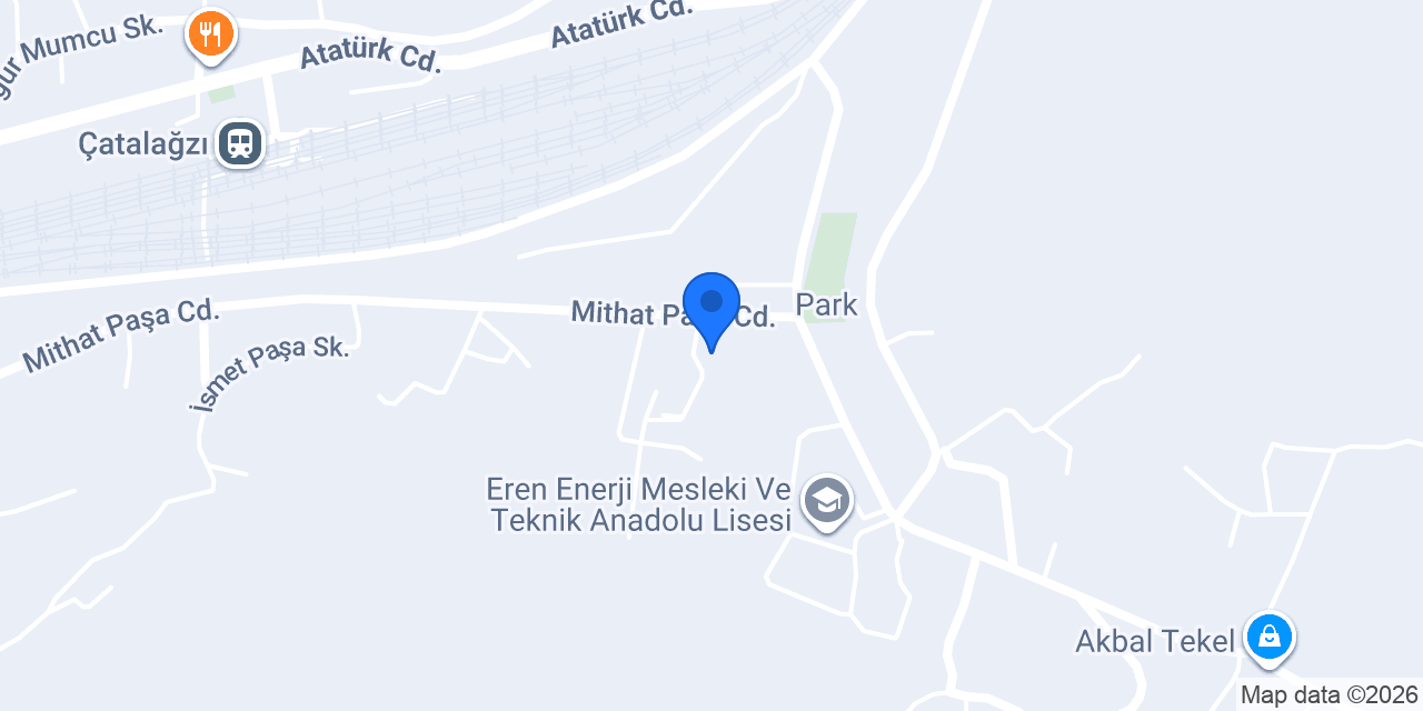 Çatalağzı İlkokulu konumu