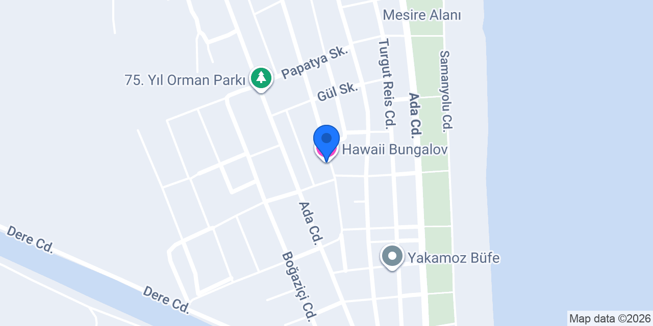 Hawaii Bungalov konumu