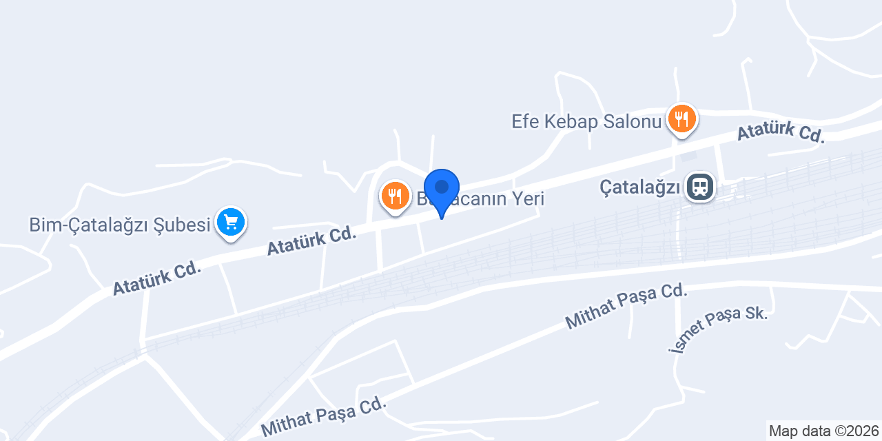 Ptt-çatalağzı Şubesi konumu