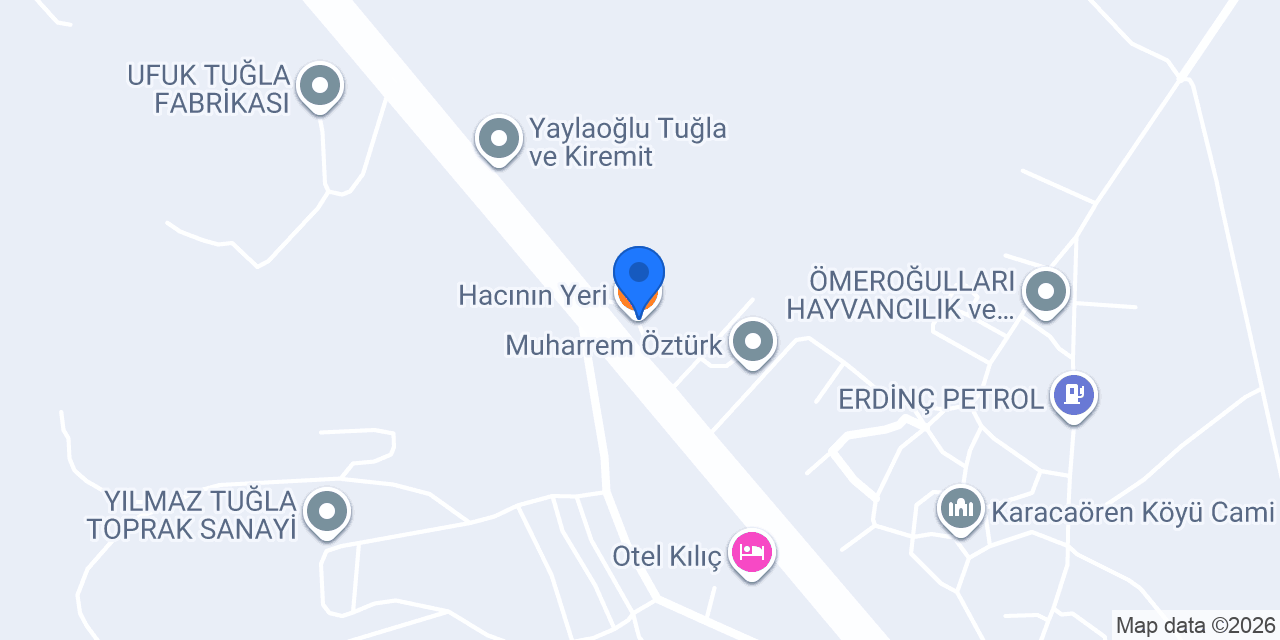 Hacının Yeri konumu