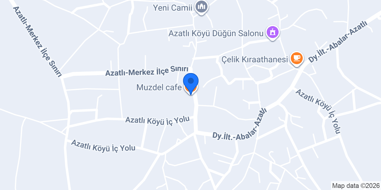 Muzdel cafe konumu