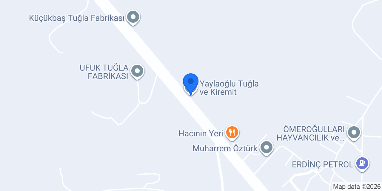 Yaylaoğlu Tuğla ve Kiremit konumu