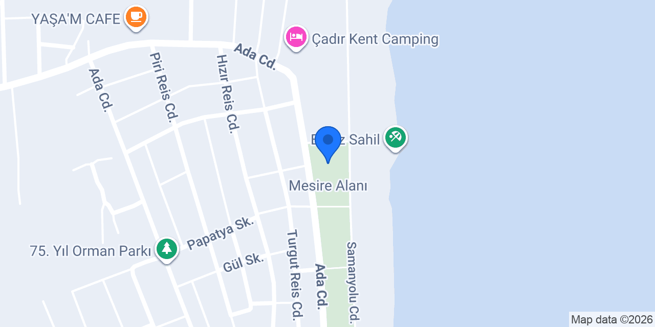 Gezen Adam Cafe konumu
