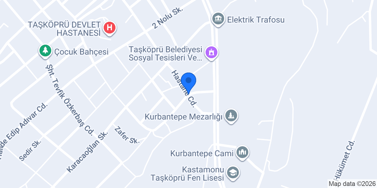 Sümer taksi durağı konumu
