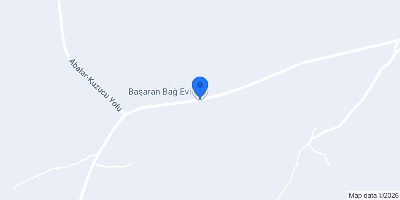 Başaran Bağ Evi konumu