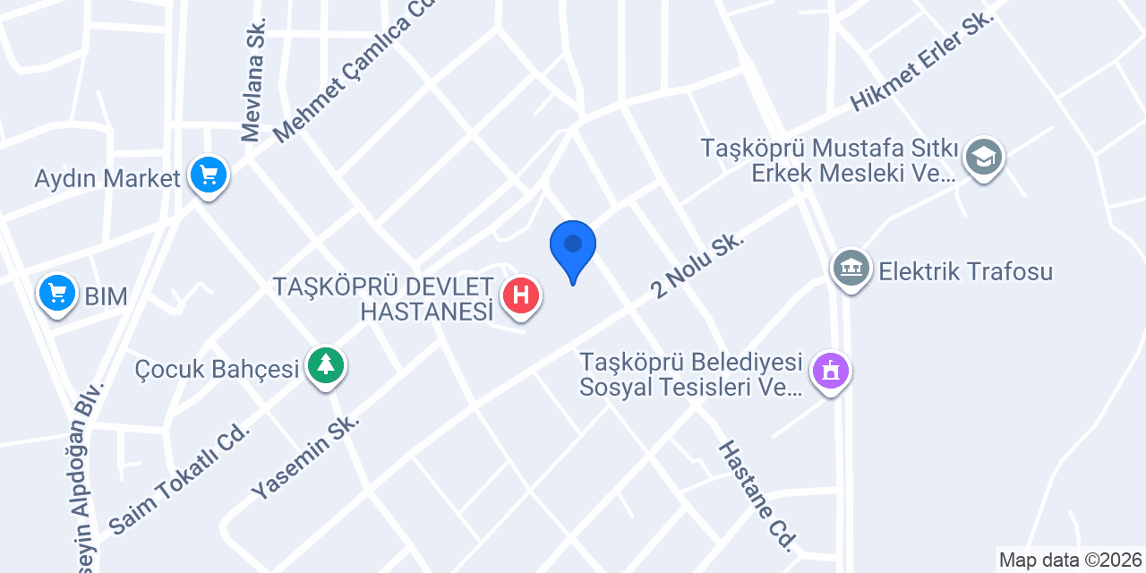 Taşköprü 39 Nolu Aile Sağlık Mer. konumu