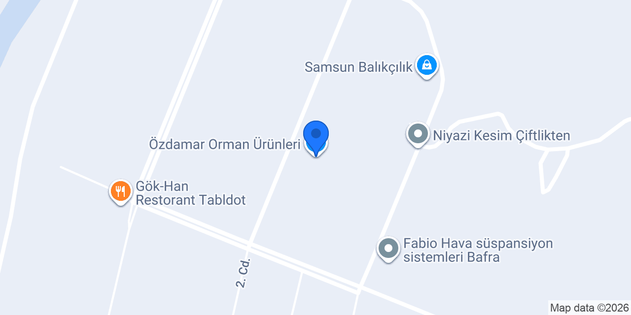 Özdamar Orman Ürünleri konumu