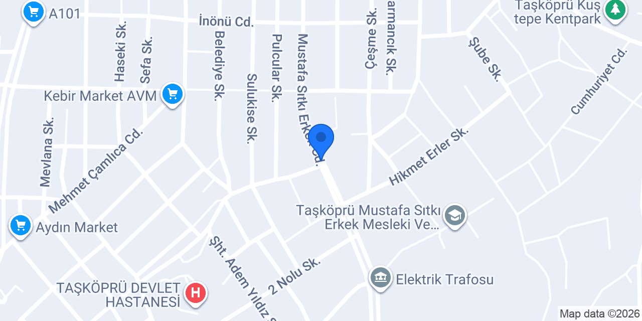 Aygaz Tüp Bayi konumu