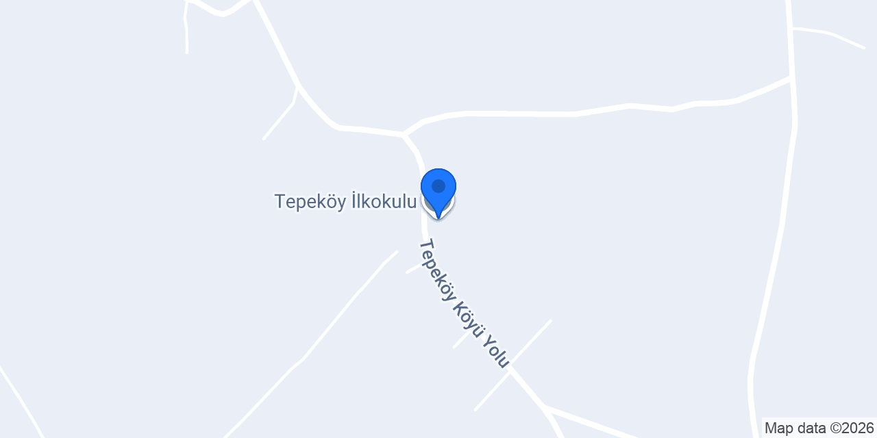 Tepeköy İlkokulu konumu