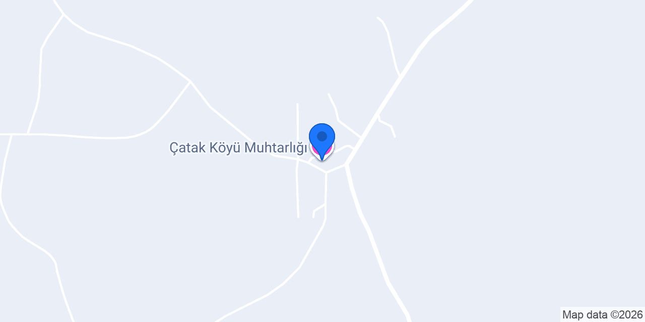 Çatak Köyü Muhtarlığı konumu