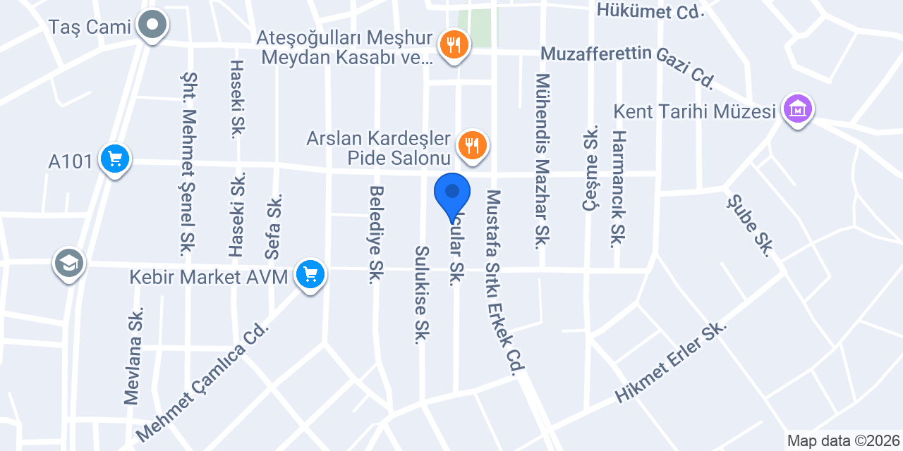 Hamur Pide konumu