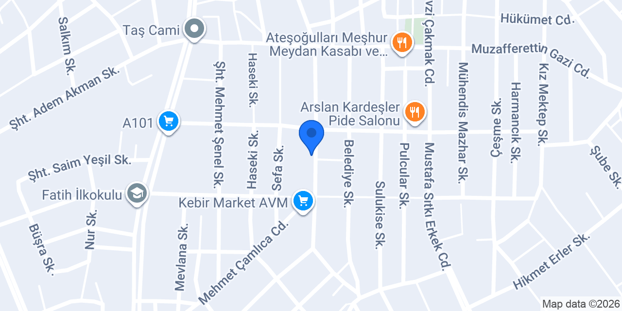 Beyza Giyim konumu