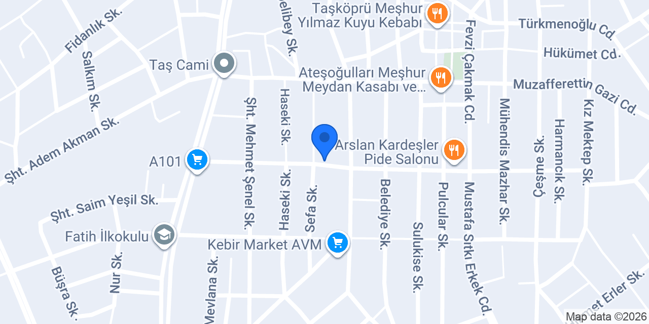 Yıldırım Oto Galeri konumu