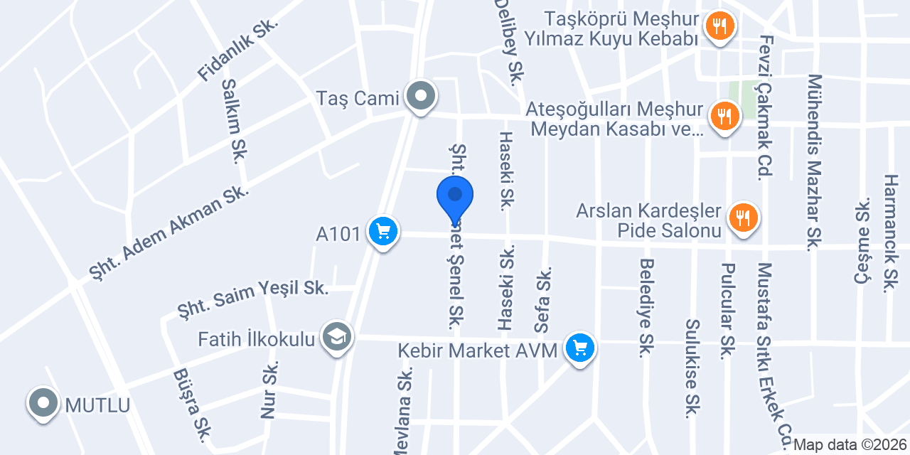Aktaşlar Harita konumu