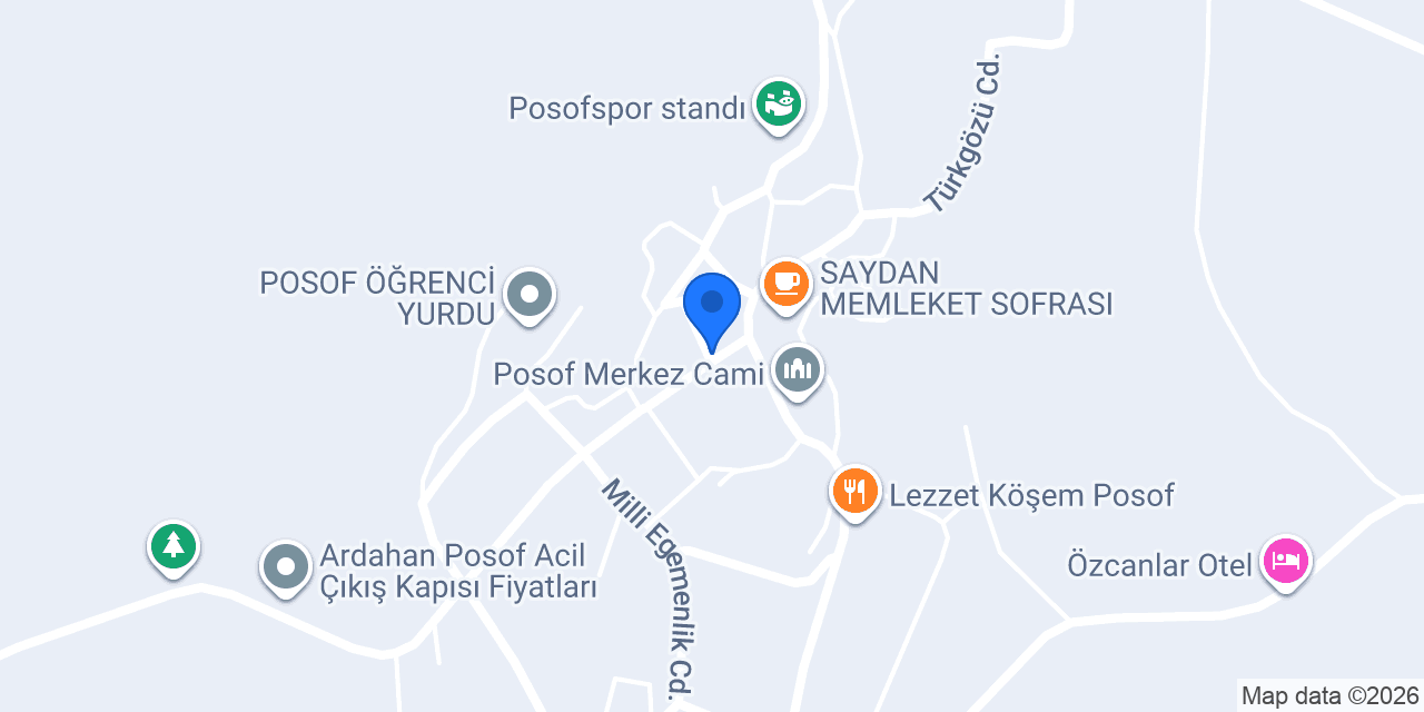 Posof Elektrik konumu