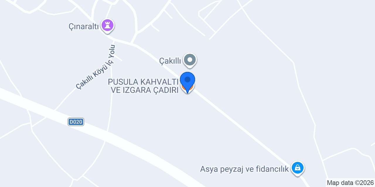 PUSULA KAHVALTI VE IZGARA ÇADIRI konumu