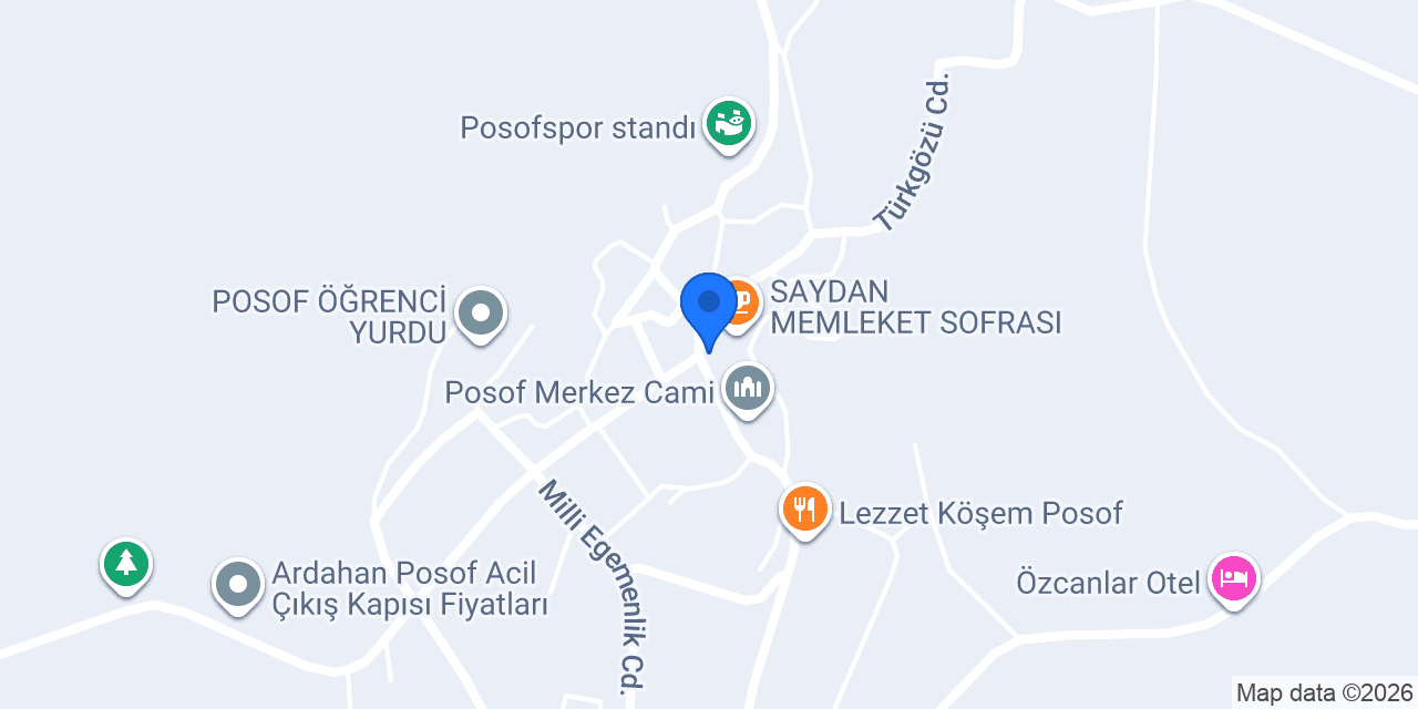 Bozkır Cafe konumu