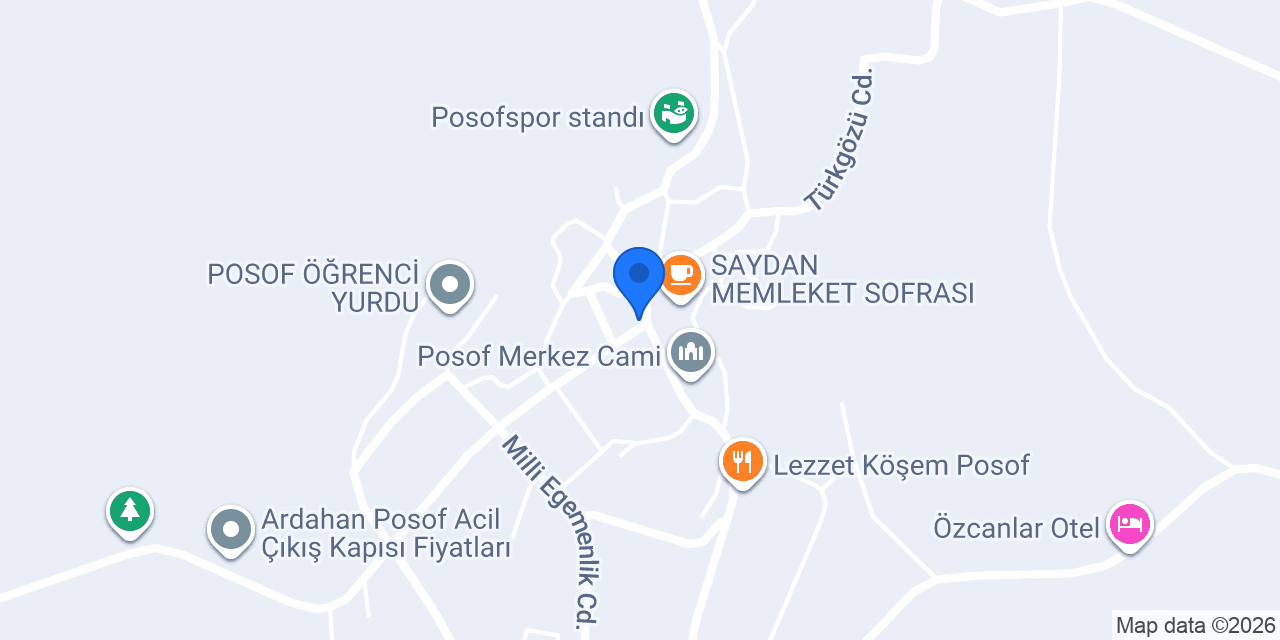 Ateş Otel Merve Lokantası konumu