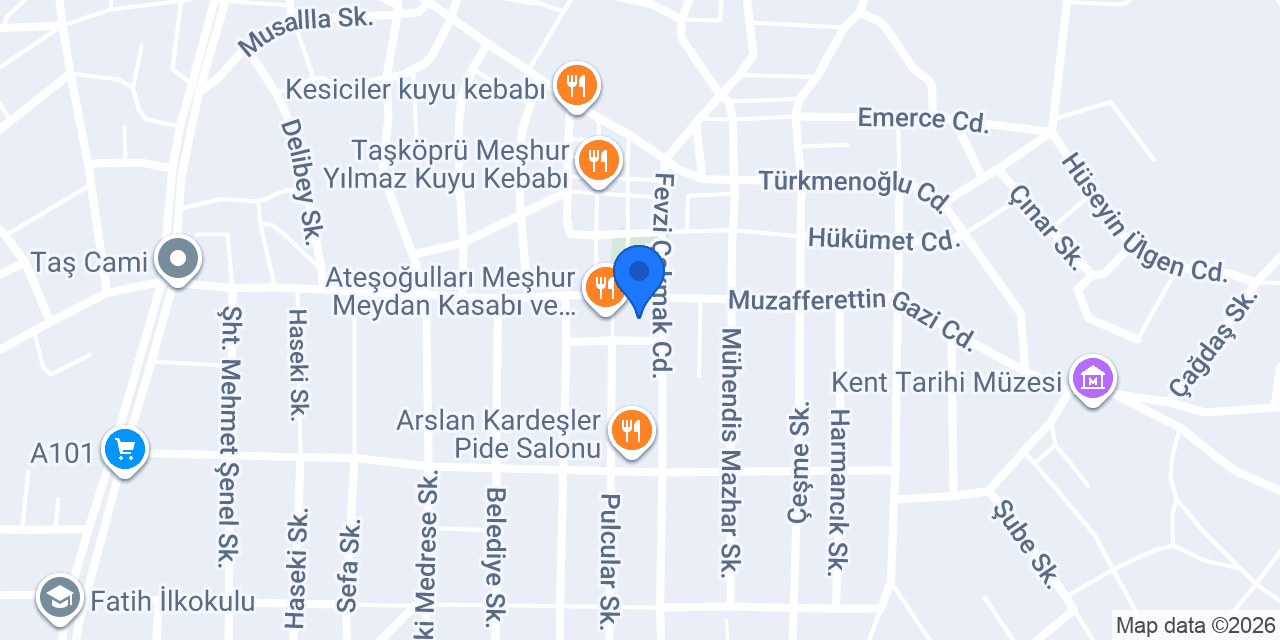 Taşköprü sarımsağı Sarımsakçı Hoca konumu