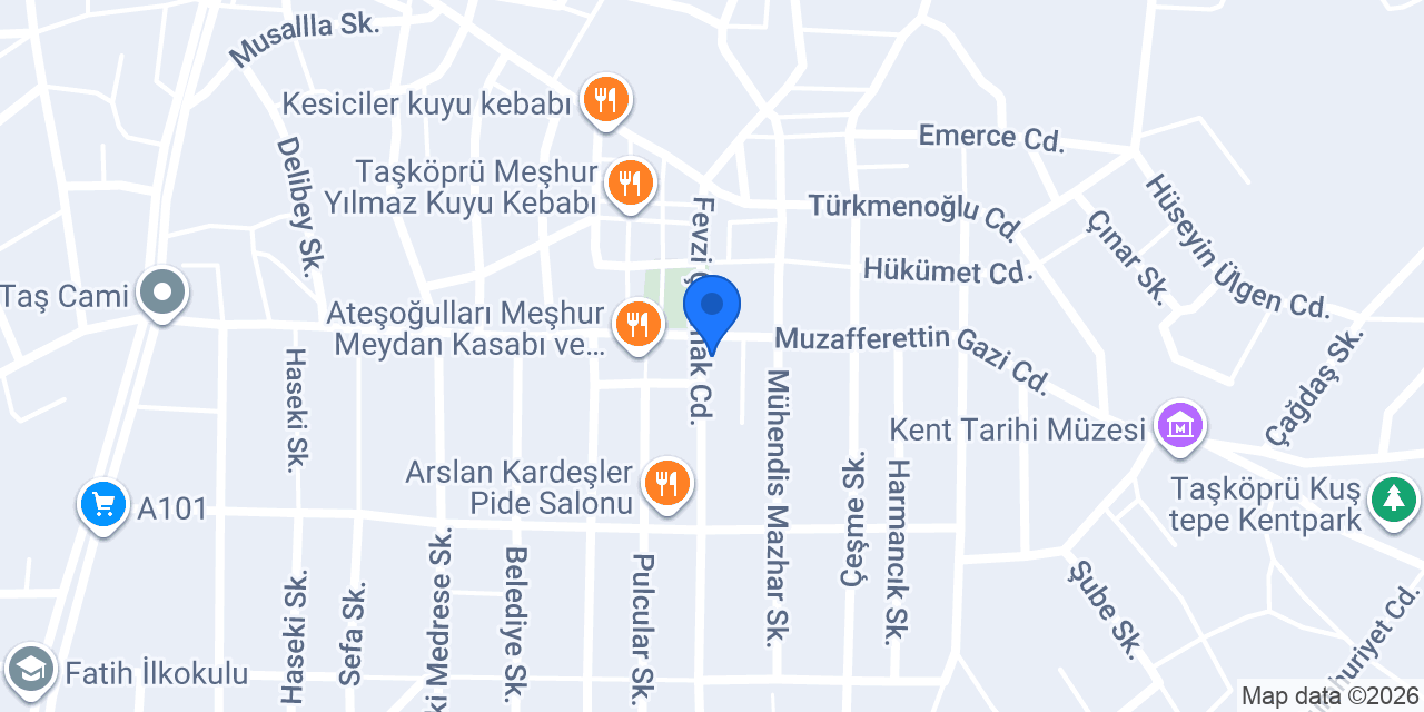 Yeni Taşköprü Eczanesi konumu
