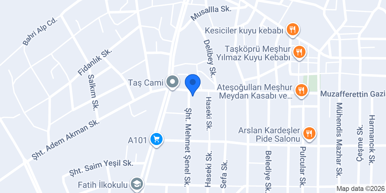 LALEZAR ANAOKULU TAŞKÖPRÜ konumu
