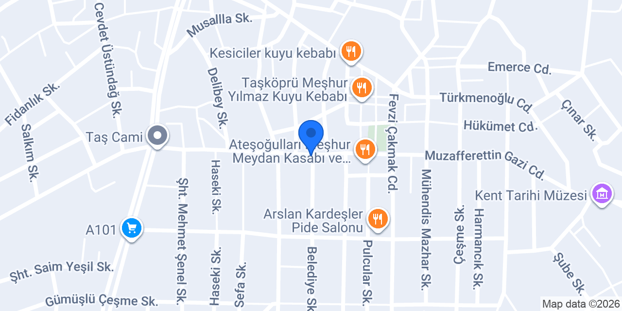 Damla Perde ve Ev Tekstili konumu