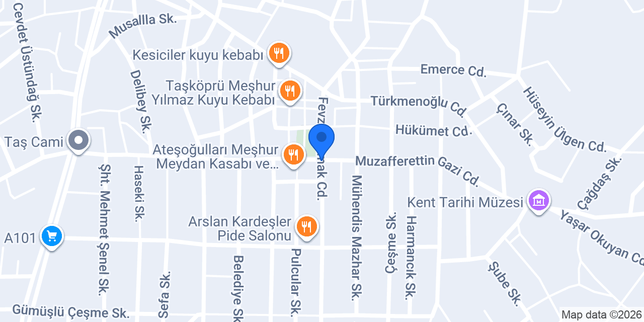 Meydan Taksi Durağı konumu