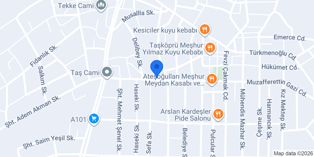 Erden Oto Aksesuar konumu