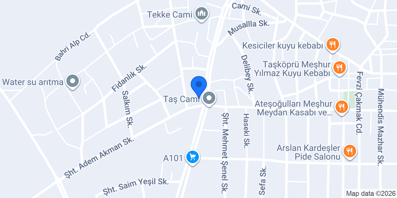 NURER SİGORTA TAŞKÖPRÜ ŞUBESİ konumu