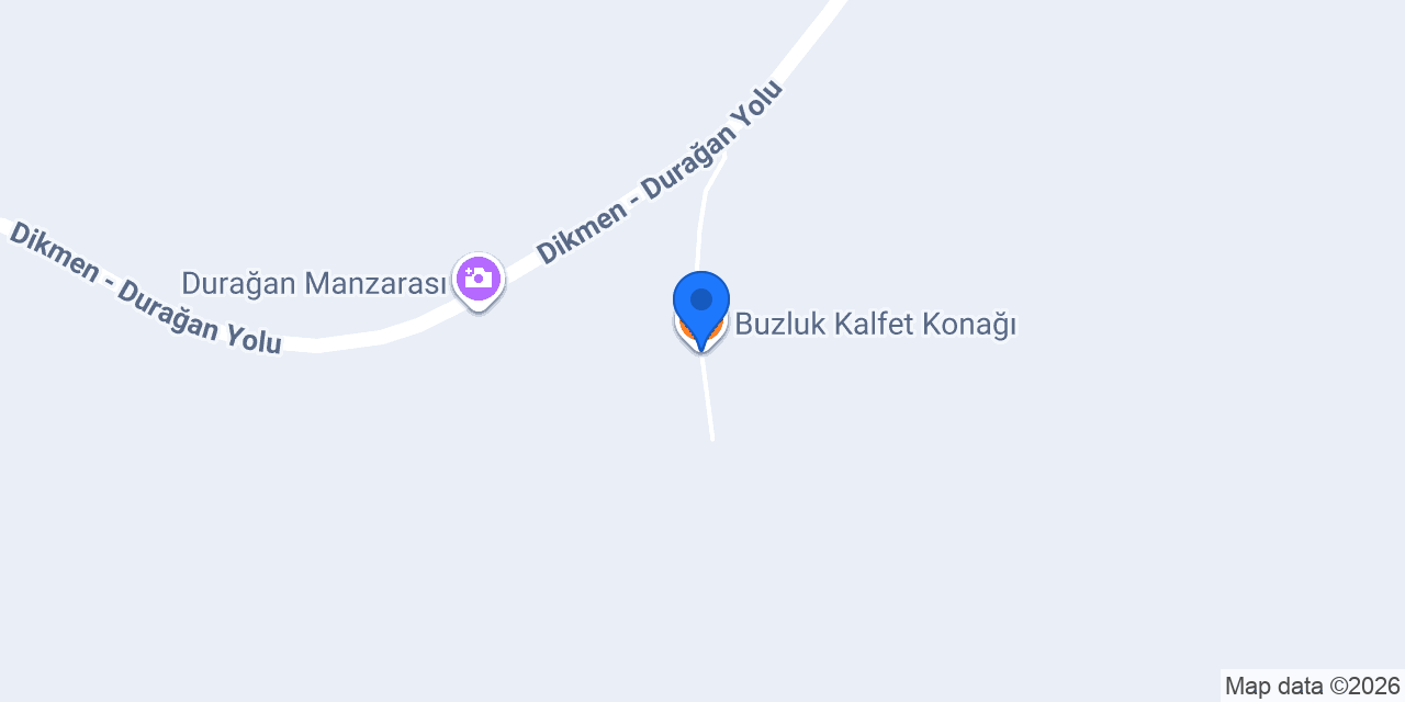 Buzluk Kalfet Konağı konumu