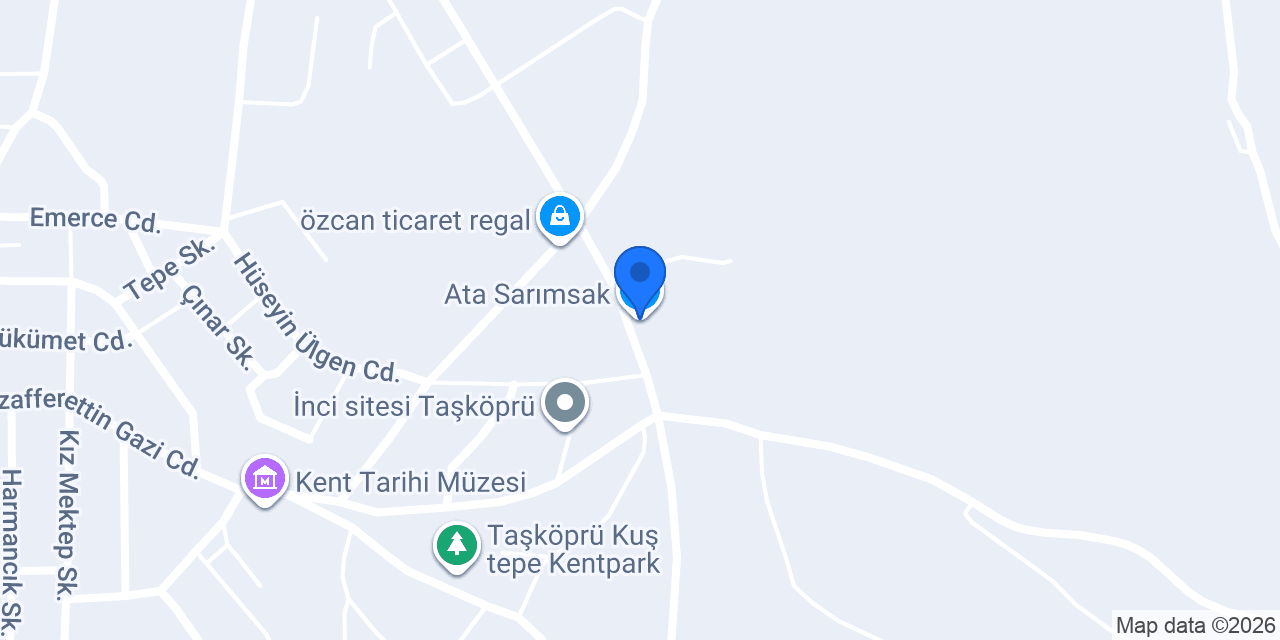 Ata Sarımsak konumu