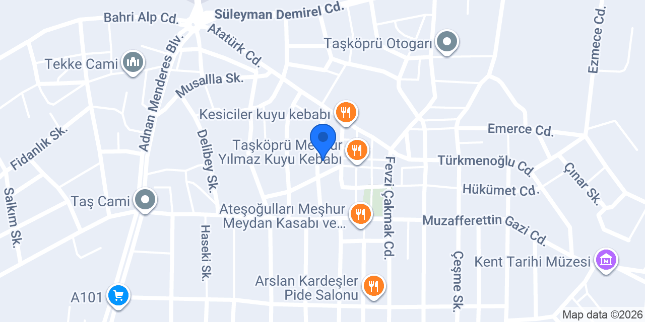 Örnek Unlu Mamulleri konumu
