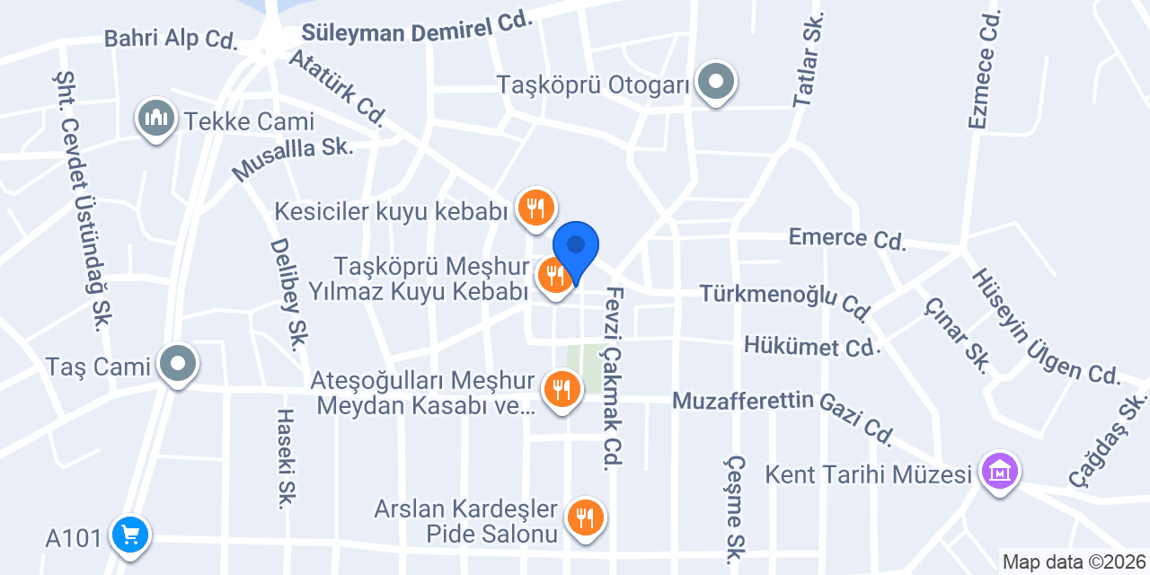 Taşköprü Gümüş konumu