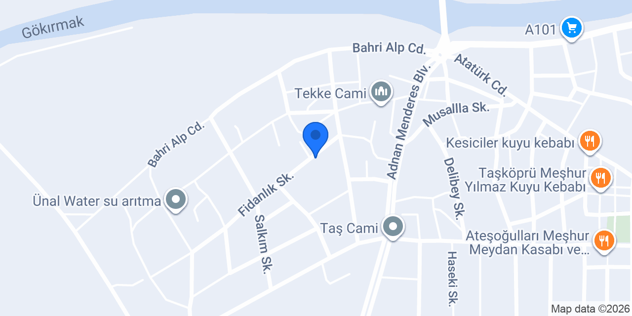 Taşköprü Halk Eğitimi Merkezi konumu