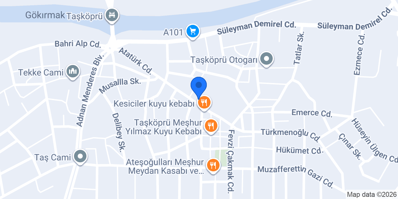 Özen İş Yufka konumu