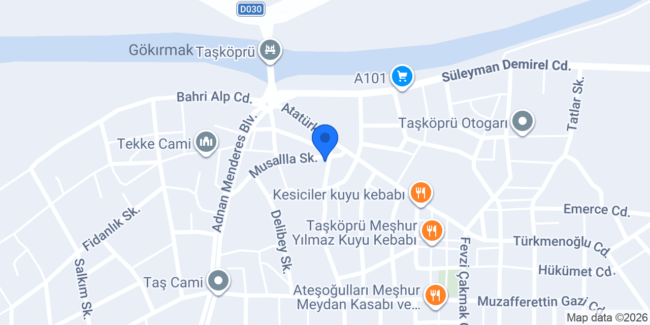 Batur Otel ₺ Restaurant konumu