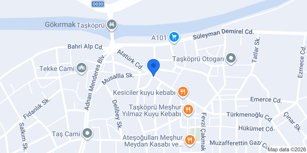 Foto Lens Taşköprü konumu