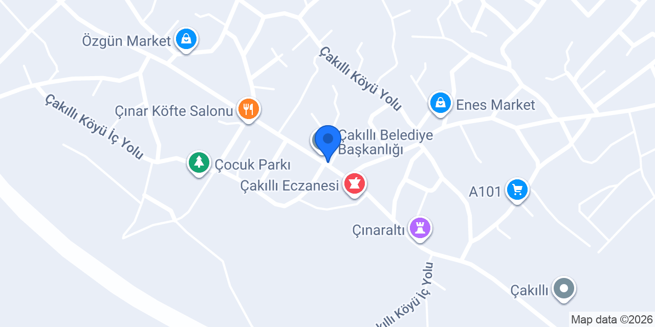 Ptt-çakıllı Acentesi konumu
